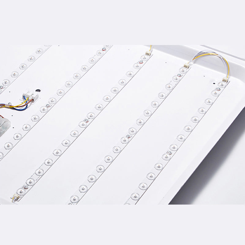 Plafonnier LED en aluminium de style moderne, plafonnier de salon avec 1 lumière