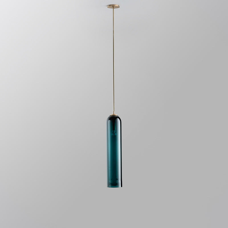 Répandiment de la lampe à pension de pendentif tubulaire minimaliste.