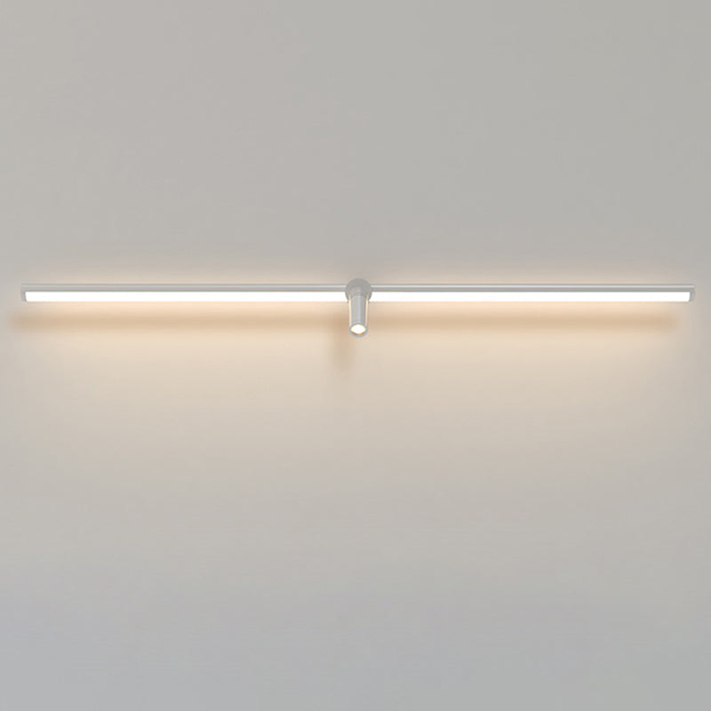 Moderne minimalistische stijl lineaire ijdelheid muur verlichting armaturen metaal 2 lichten ijdelheid lamp voor woonkamer