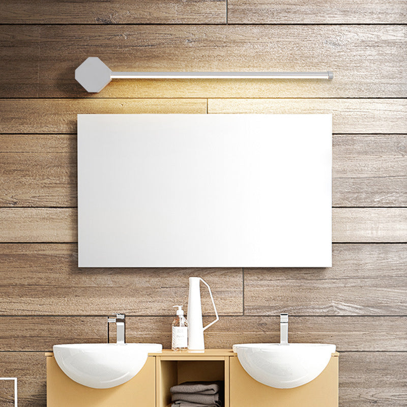 Modern Minimalist Style Linear Vanity Sconce Lights Metal 1 Light Bar Light