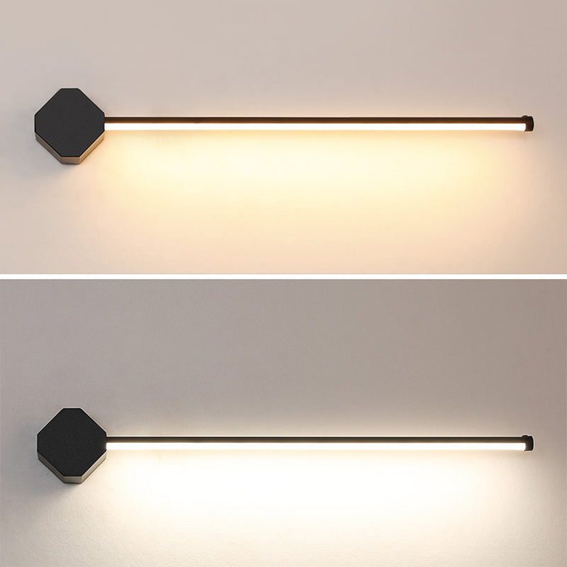 Modern Minimalist Style Linear Vanity Sconce Lights Metal 1 Light Bar Light