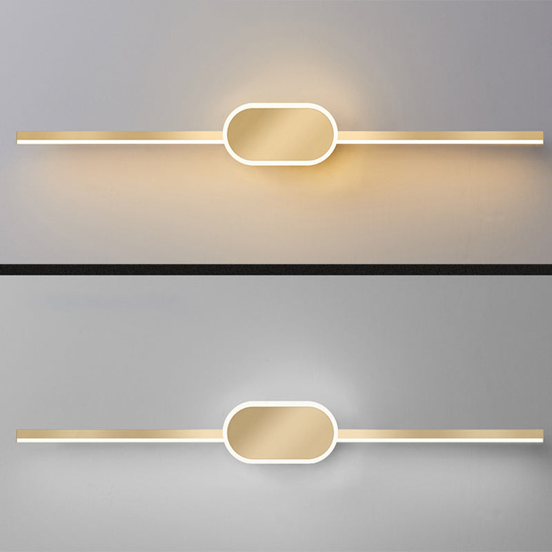 Moderne minimalistische stijl lineaire ijdelheid SCONCE Lights Metal Bar Light voor toilet