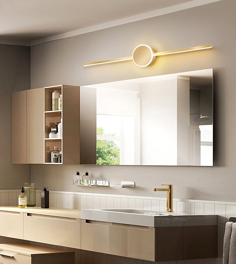 Moderne minimalistische stijl lineaire ijdelheid SCONCE Lights Metal Bar Light voor toilet