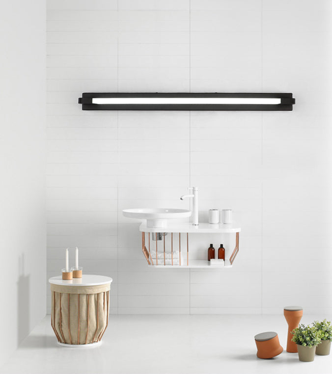 Modern Minimalist Style Linear Wall Mounted Vanity Lights Metal Vanity Lamp for Bathroom