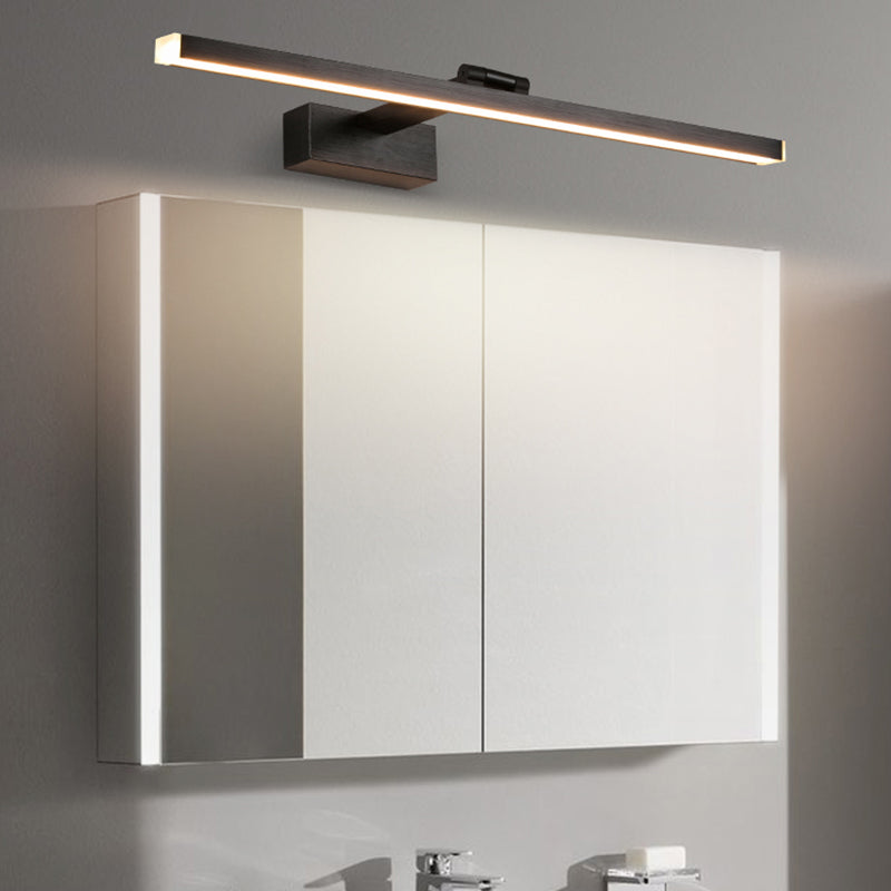 Modern Minimalist Style Linear Wall Mounted Vanity Lights Metal Vanity Sconce for Toilet