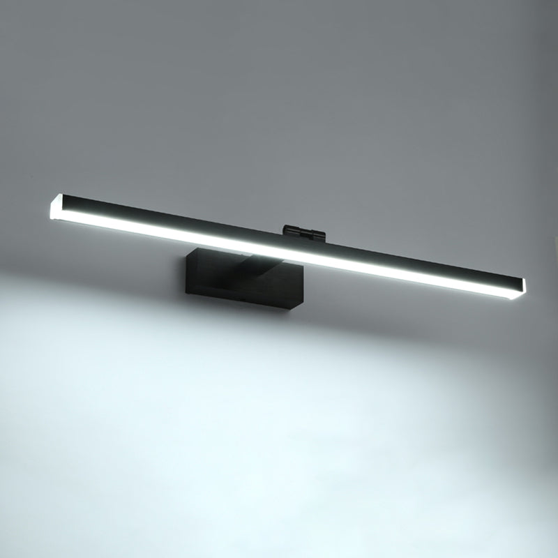 Modern Minimalist Style Linear Wall Mounted Vanity Lights Metal Vanity Sconce for Toilet