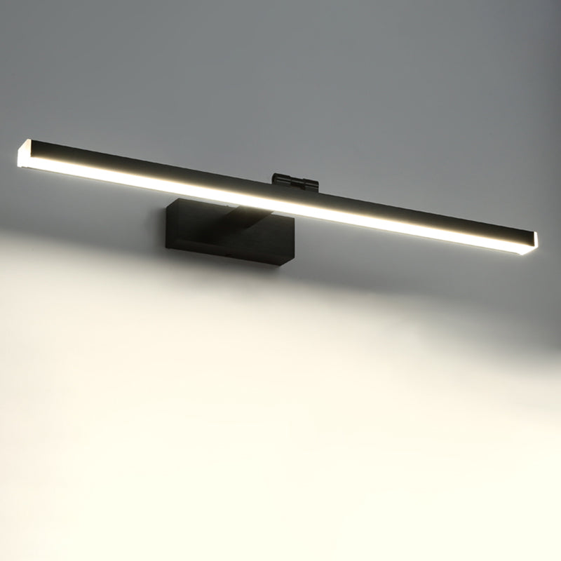 Modern Minimalist Style Linear Wall Mounted Vanity Lights Metal Vanity Sconce for Toilet