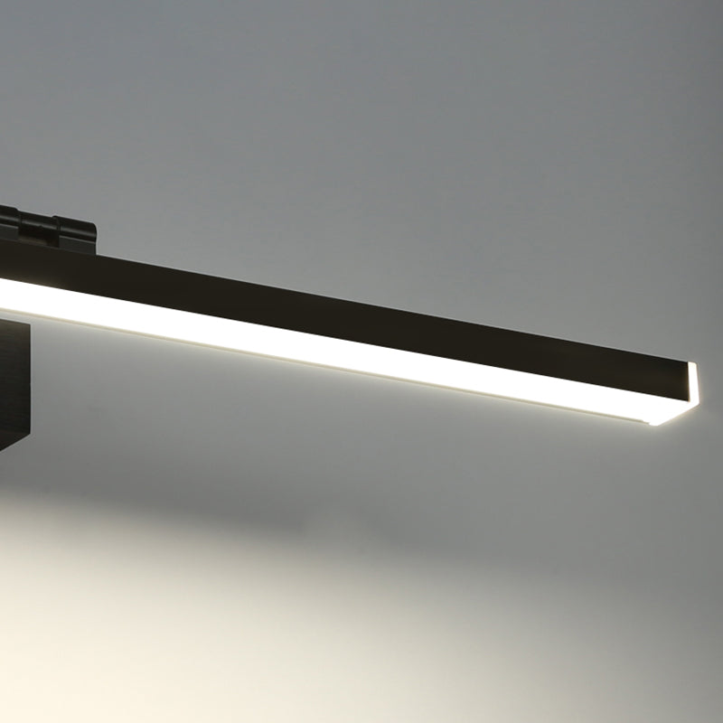 Modern Minimalist Style Linear Wall Mounted Vanity Lights Metal Vanity Sconce for Toilet