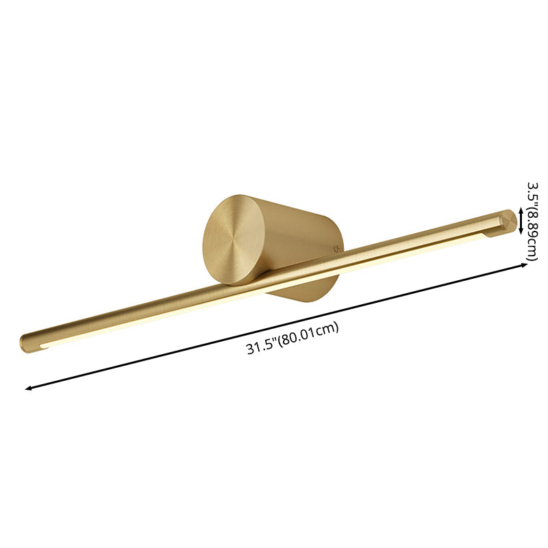 Modern Minimalist Style Linear Vanity Lighting Fixtures Metal Vanity Lights for Toilet
