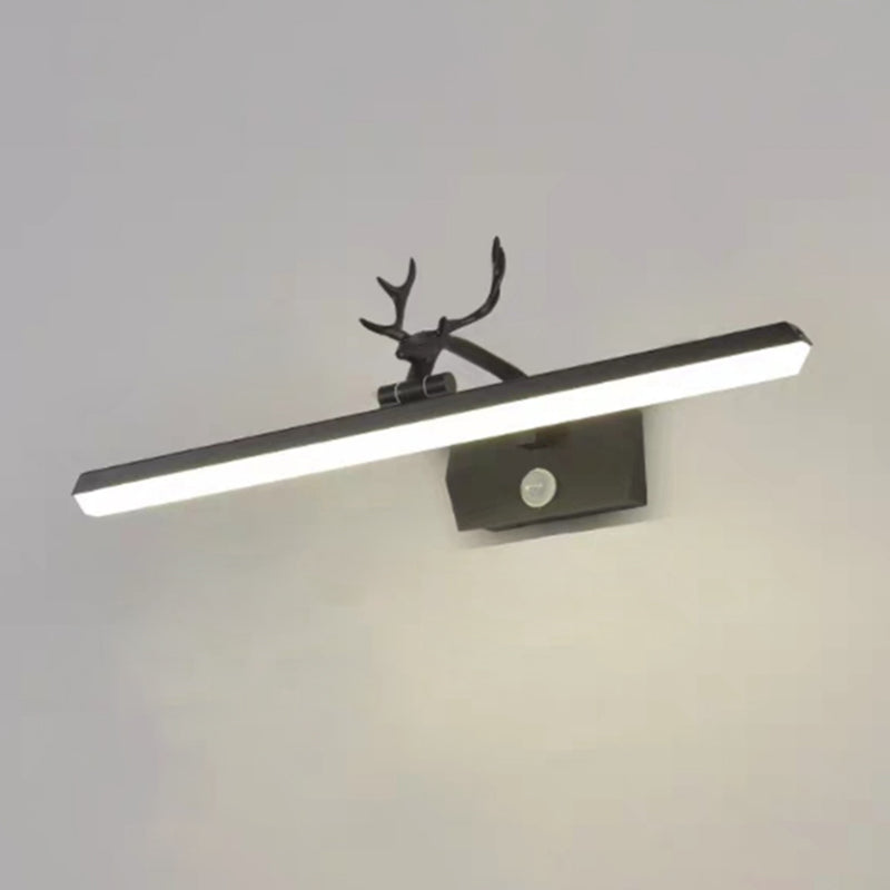 Modern Minimalist Style Linear Vanity Lighting Fixtures Metal Vanity Sconce for Toilet