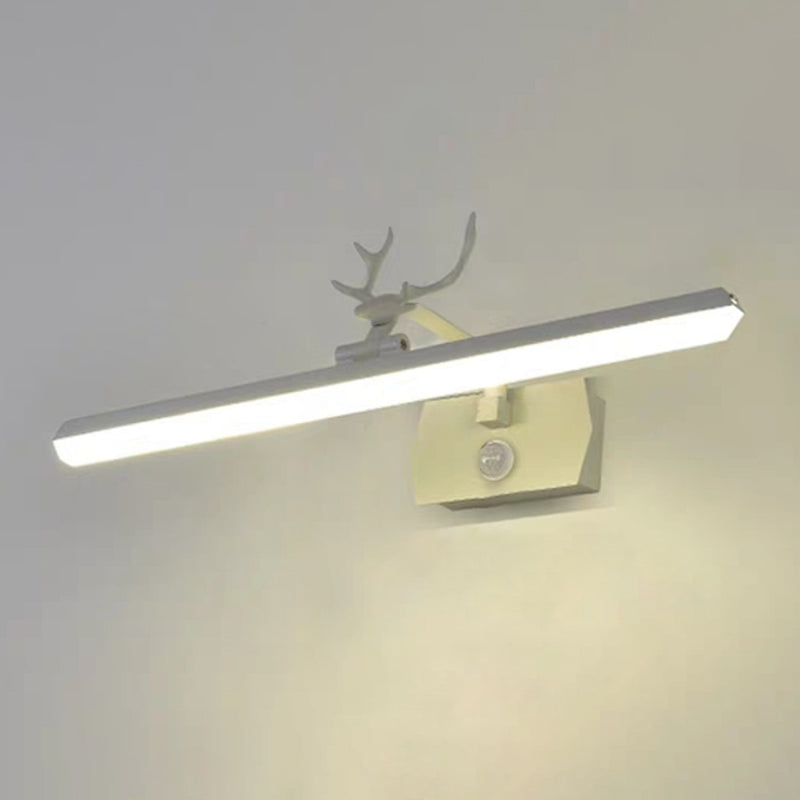 Modern Minimalist Style Linear Vanity Lighting Fixtures Metal Vanity Sconce for Toilet