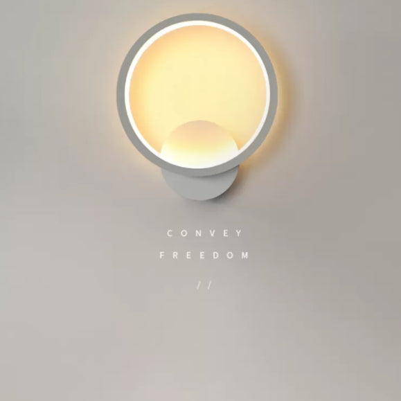 Modern Minimalist Style Linear Wall Sconce Lights Metal Wall Mounted Lamps