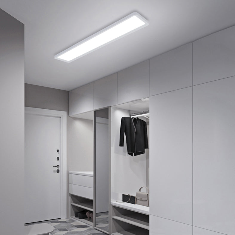 Moderne rechteckige Deckenleuchte, Deckenleuchte aus Metall, Deckenleuchte für Büro