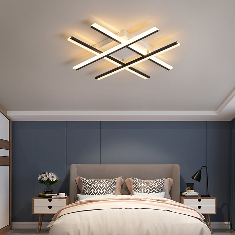 Sputnik LED Flush Mount Ceiling Light New Modern Acrylic Ceiling Mount Light Fixture