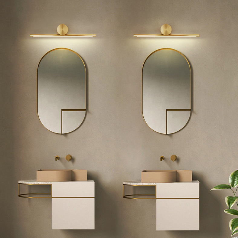 Modern Minimalist Style Linear Vanity Lighting Fixtures Metal Vanity Lights for Toilet