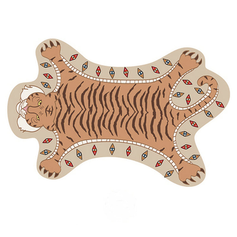 Lovely Animal Design Rug Creative Modern Indoor Carpet Polyester Non-Slip Backing Rug for Home Decor