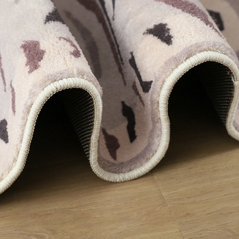 Lovely Animal Design Rug Creative Modern Indoor Carpet Polyester Non-Slip Backing Rug for Home Decor