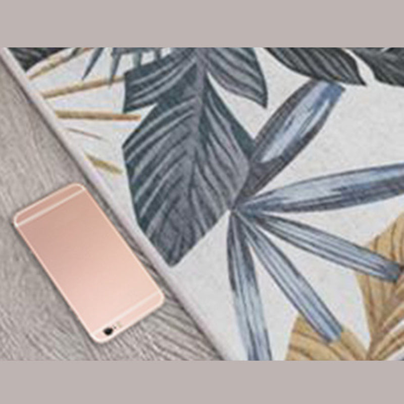 Gorgeous Floral Print Indoor Rug Contemporary Stylish Carpet Polyester Non-Slip Backing Rug for Home Decor