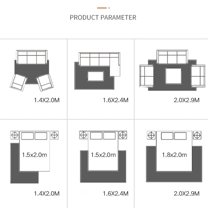 Simplicity Contemporary Area Rug Stylish Feather Pattern Carpet Polyester Non-Slip Backing Rug for Living Room