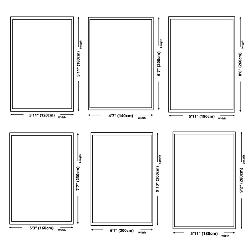 Simplicity Plant Pattern Area Rug Modern Stylish Adult Carpet Polyester Anti-Slip Backing Rug for Living Room