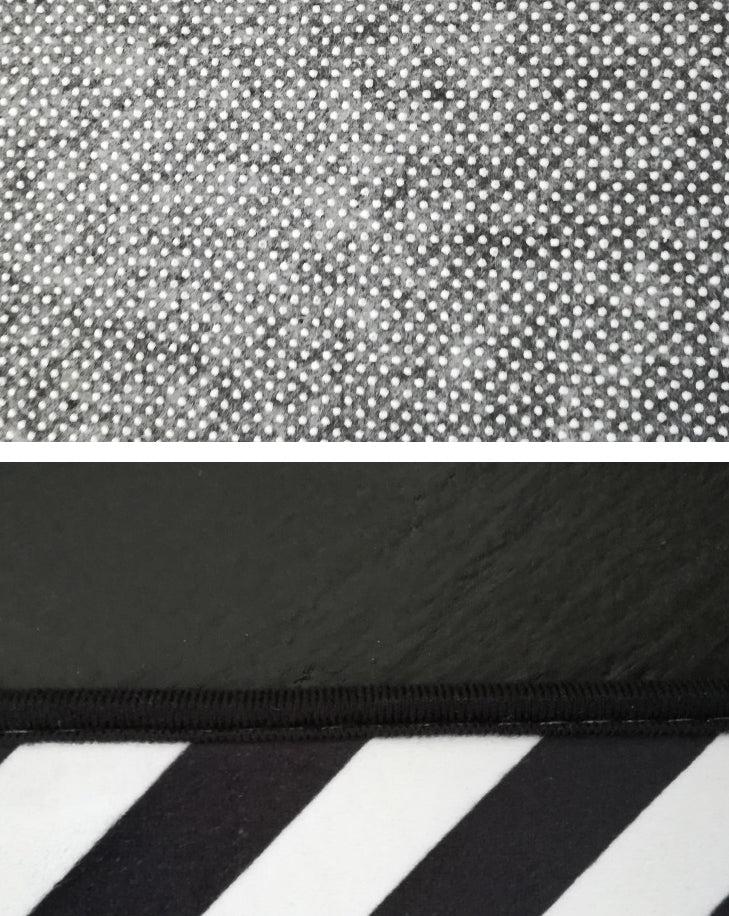 Simplicity Round Bedroom Rug Funky Animal Pattern Indoor Carpet Polyester Friendly Washable Rug