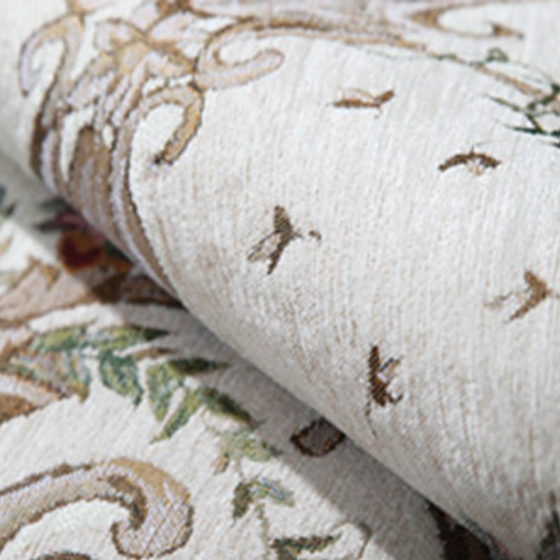 Eenvoudige lichte kleur uit elkaar gerust tapijten Polyester bloemenpatroon Gebied Tapijt niet-slip achterste tapijt voor woonkamer