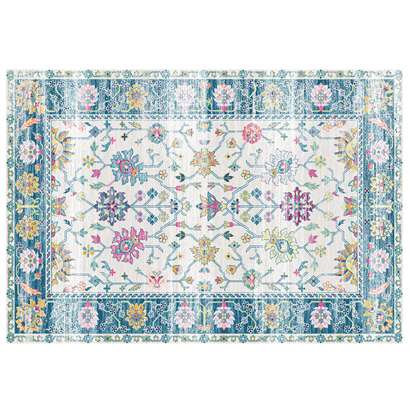 Tappeto multicolore tappeto tappeto poliestere etnico floreale tappeto per interni tappeti per soggiorno