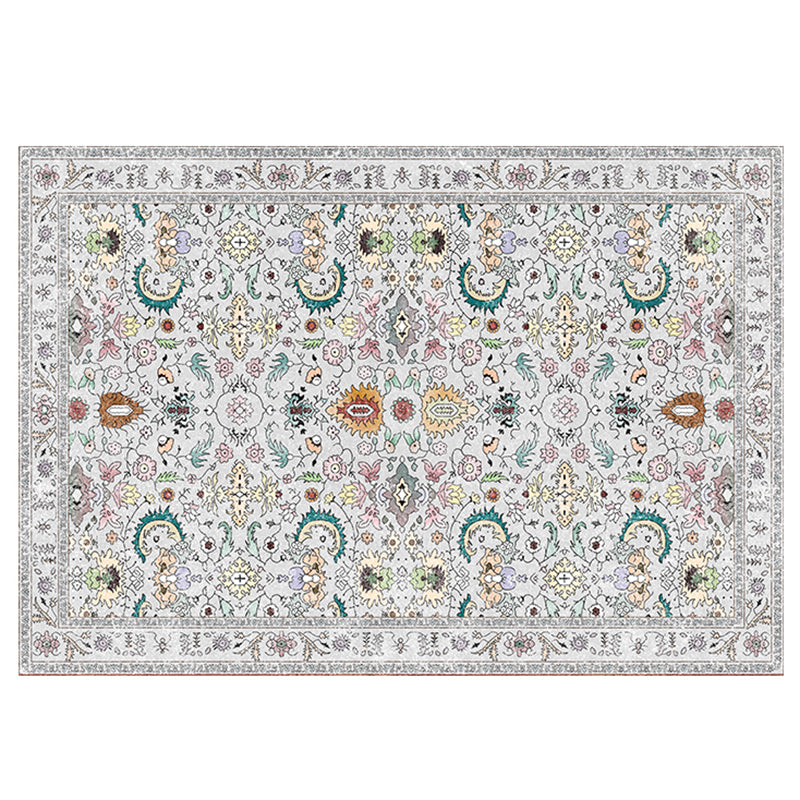 Tappeto multicolore tappeto tappeto poliestere etnico floreale tappeto per interni tappeti per soggiorno