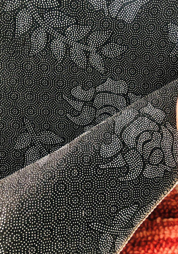 Funky Watercolor Area Rug Individuality Modern Living Room Rug Polyester Non-Slip Backing Indoor Carpet