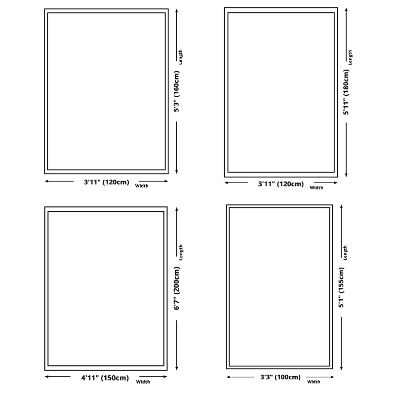 Tapis de carte brun polyester en détresse antidérapante tapis intérieur pour le salon