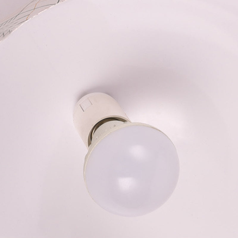 Dime Pendard Light Aymat Minimaliste Métalle 12 "/ 14" / 16 "de large 1 Kit de lampe à suspension brun rouge clair / ivoire pour salle à manger