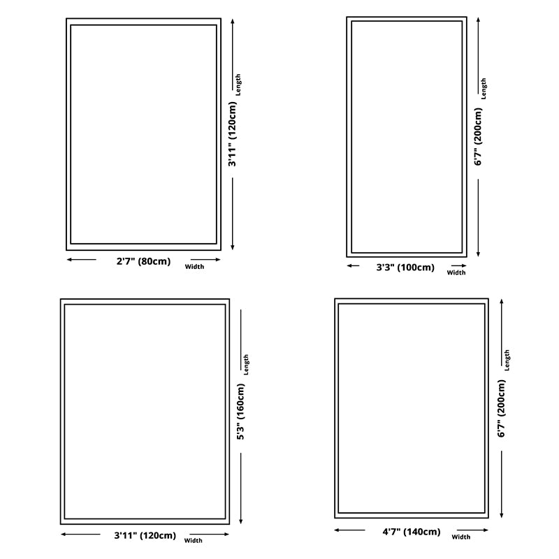 Solid Color Floral Printed Rug Polyester Antique Carpet Stain Resistant Rug for Living Room