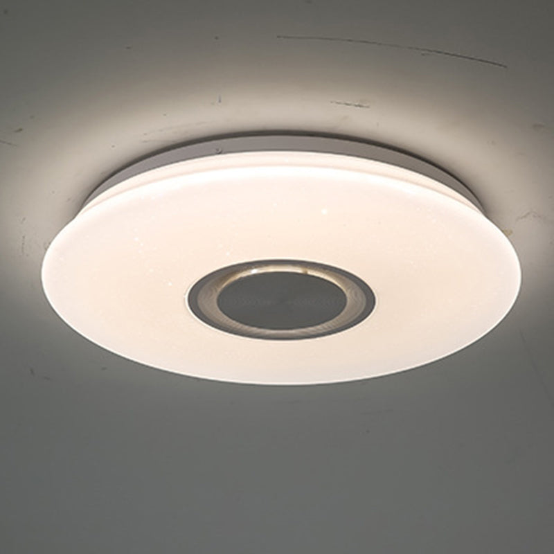 Modern Style Flush Mount Fixture LED Ceiling Light Smart Bluetooth Music Ceiling Lamp