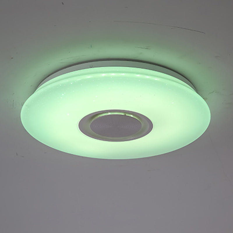 Modern Style Flush Mount Fixture LED Ceiling Light Smart Bluetooth Music Ceiling Lamp