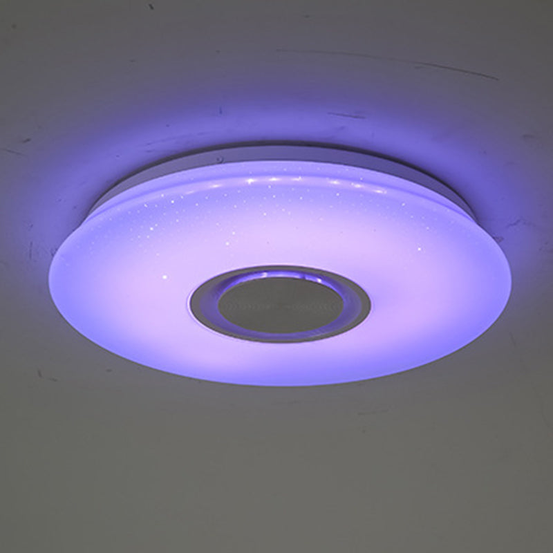 Modern Style Flush Mount Fixture LED Ceiling Light Smart Bluetooth Music Ceiling Lamp