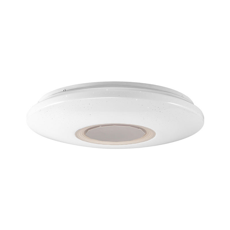 Modern Minimalist Style LED Flush Mount Ceiling Fixture Phone Control Light Bedroom Light