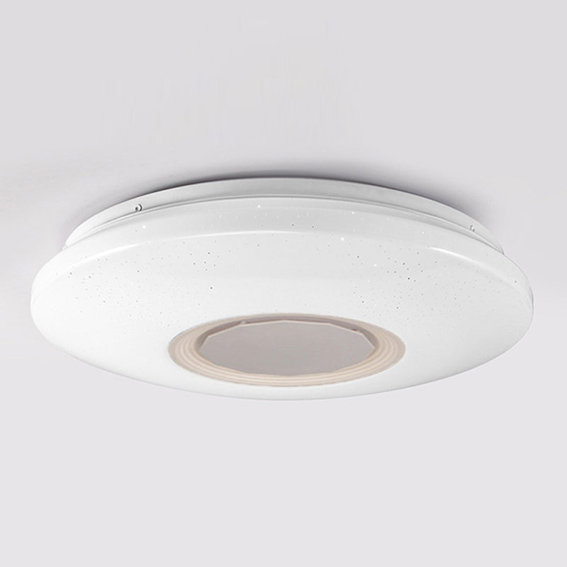 Modern Minimalist Style LED Flush Mount Ceiling Fixture Phone Control Light Bedroom Light