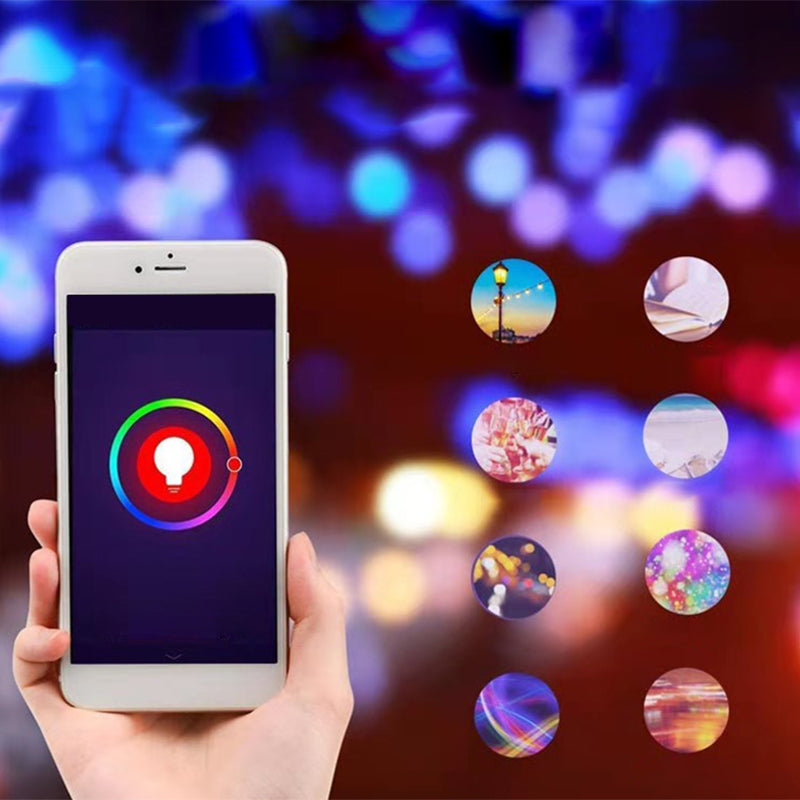 Smart Control Round Flush Lamp Minimalist Acrylic Living Room LED Ceiling Light in White