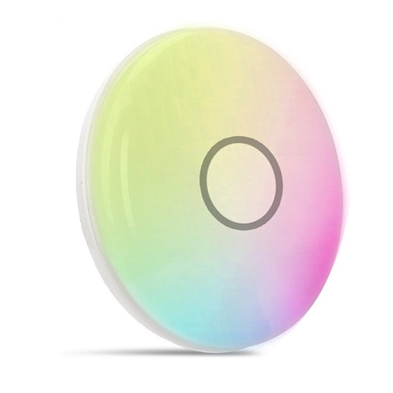 Smart Control Round Flush Lamp Minimalist Acrylic Living Room LED Ceiling Light in White