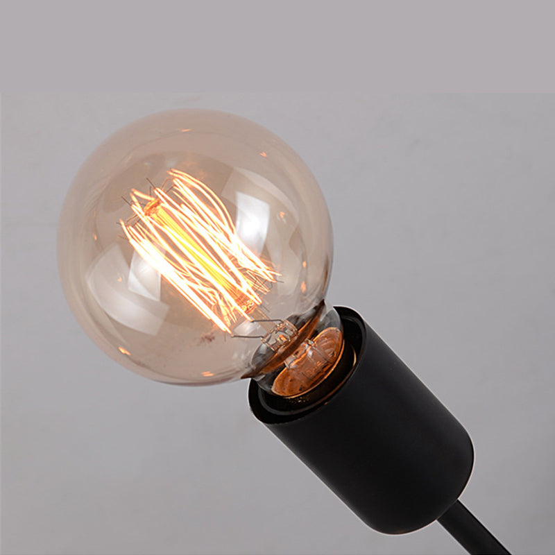 Lámpara de techo retro americana Codo de hierro forjado Estilo industrial Personalidad creativa Restaurante Sala de estar Dormitorio Tienda de ropa Lámparas
