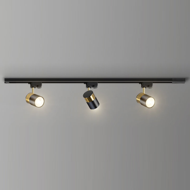 Nieuwe moderne lineaire track verlichting metalen plafond licht armatuur met 3 Spotlights