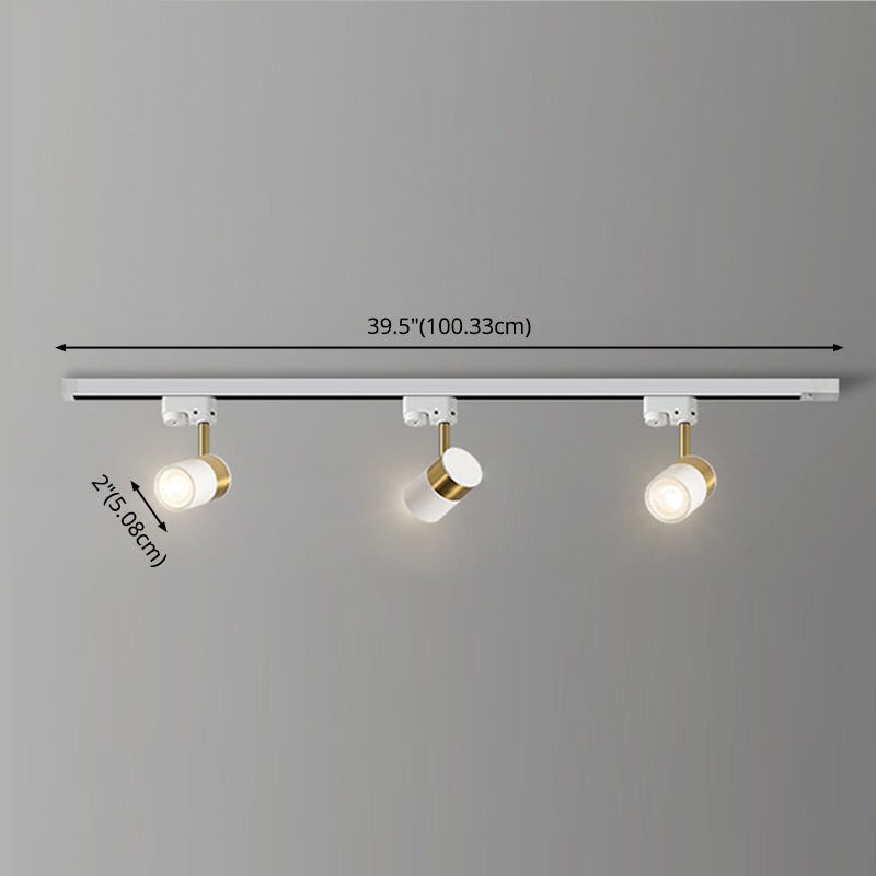 Nieuwe moderne lineaire track verlichting metalen plafond licht armatuur met 3 Spotlights
