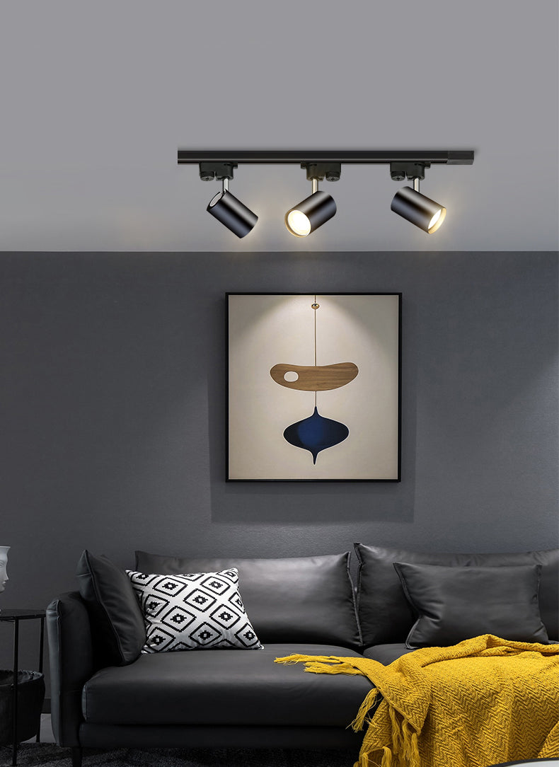 Nieuwe moderne lineaire track verlichting metalen plafond licht armatuur met 3 Spotlights