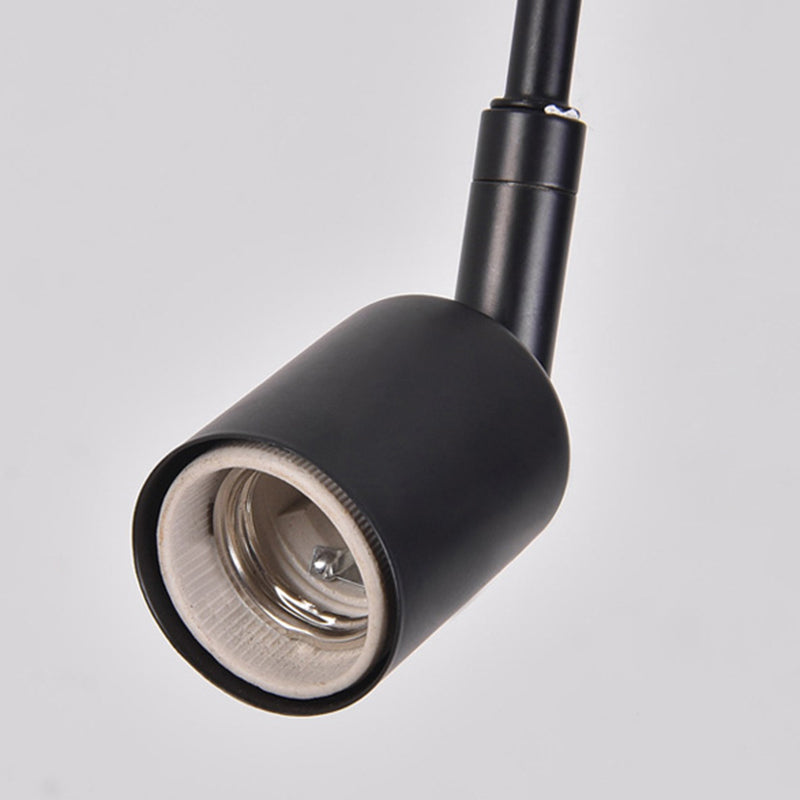 Wrought Iron Track Lighting New Modern Linear Ceiling Mounted Lamp with 3 Spotlights