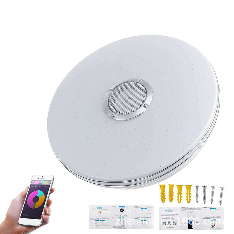 Flush Mount Ceiling Light Phone Control Light Bluetooth LED Light Bedroom Light