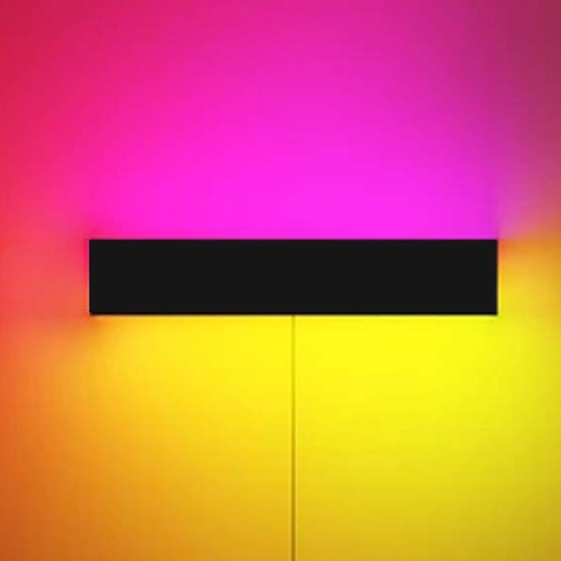 Modern Minimalist Style Rectangle Wall Mount Light Fixture Metal Wall Sconces