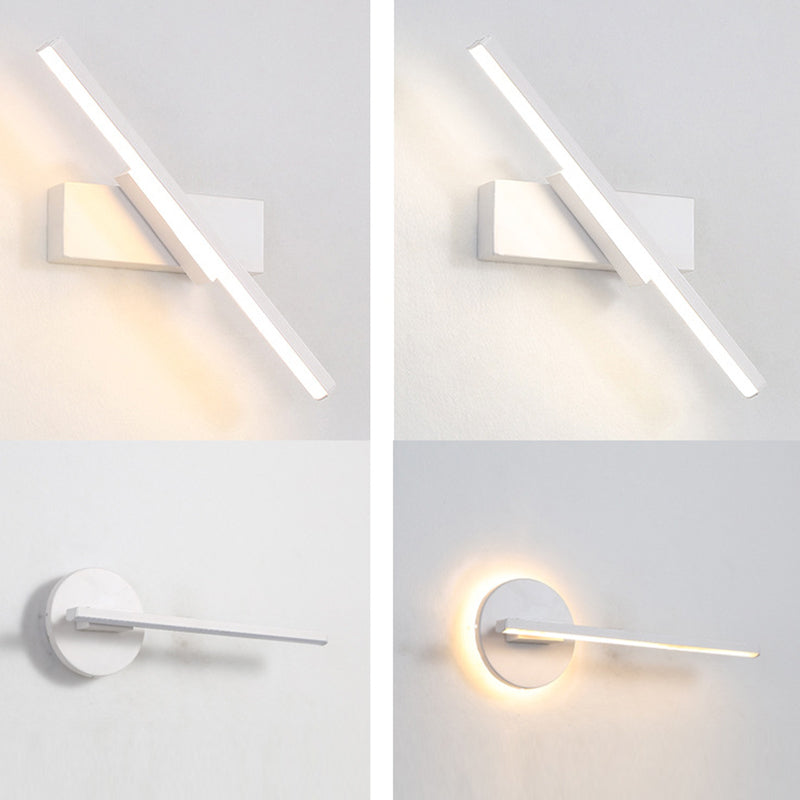 Modern Minimalist Style Linear Wall Mounted Lights Metal Wall Lamps for Living Room