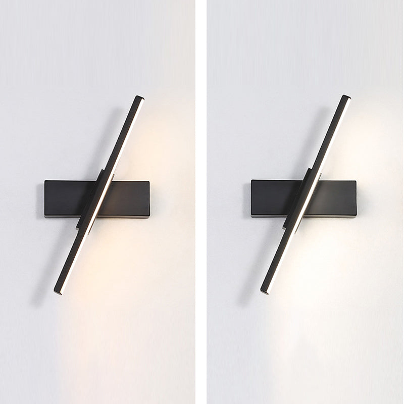 Modern Minimalist Style Linear Wall Mounted Lights Metal Wall Lamps for Living Room