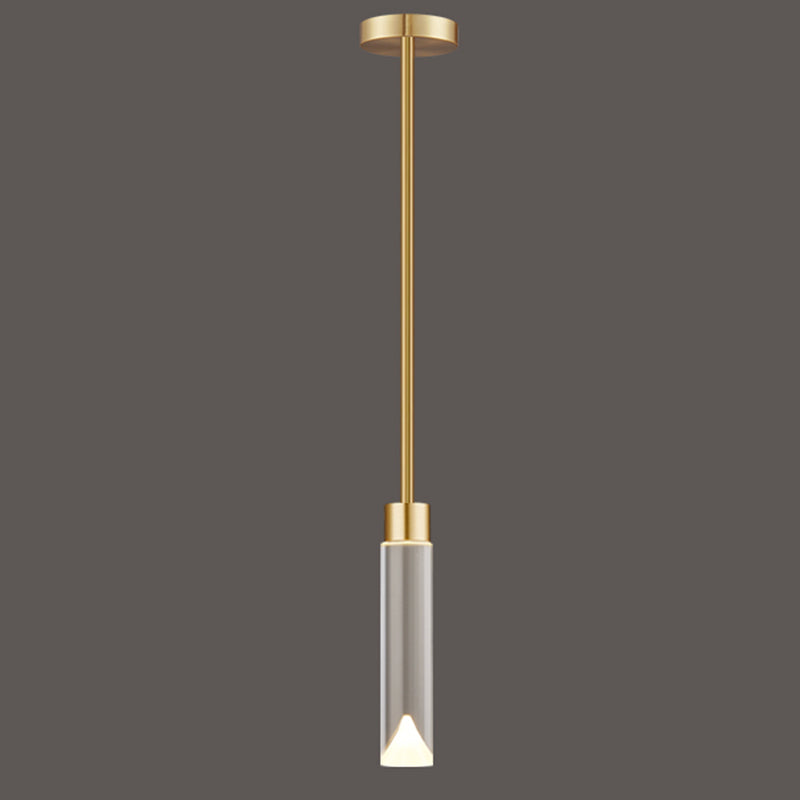 K9 Crystal Cylindric Pendant Lighting Simplicity Finis Finis Finis Plafond