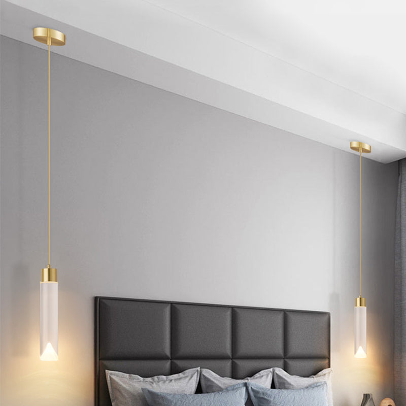 K9 Crystal Cylindric Pendant Lighting Simplicity Finis Finis Finis Plafond